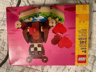 Lego Valentine’s Brown Bear