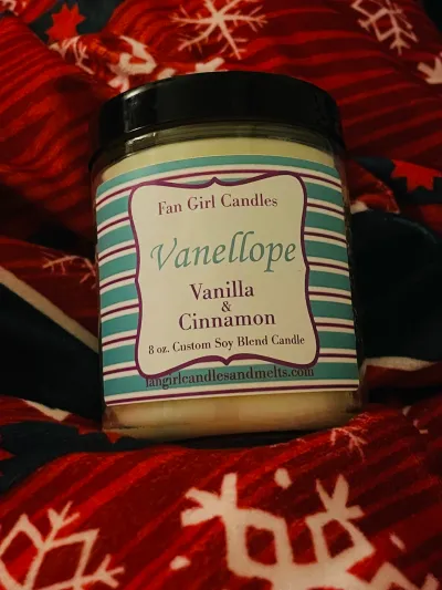 Vanellope candle