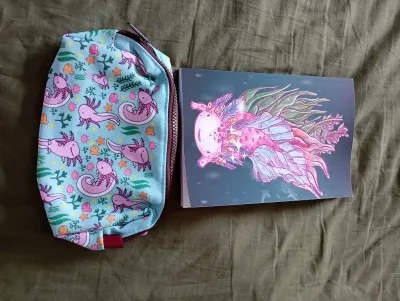 Notebook and pencil case 