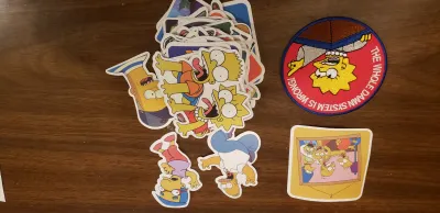 Simpsons Patch & Stickers!