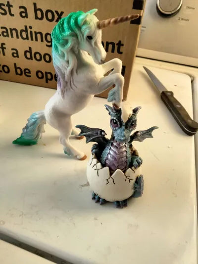Cute Dragon & Unicorn