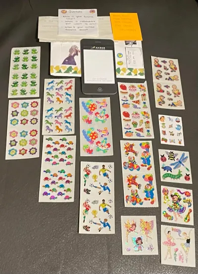 An abundance of stickers