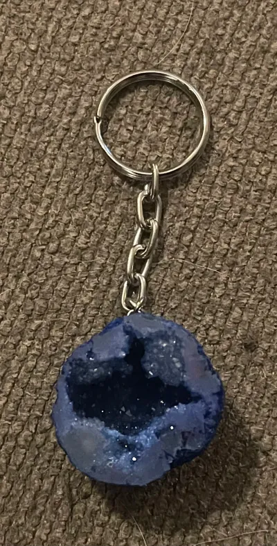 Cool Geode Keychain