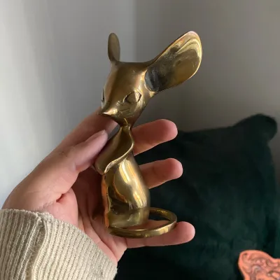 The CUTEST brass mouse 🐭♥️