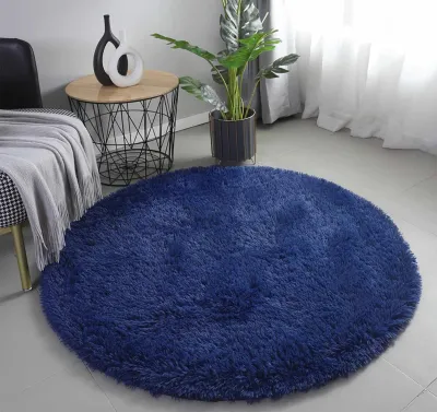 Soft blue rug!