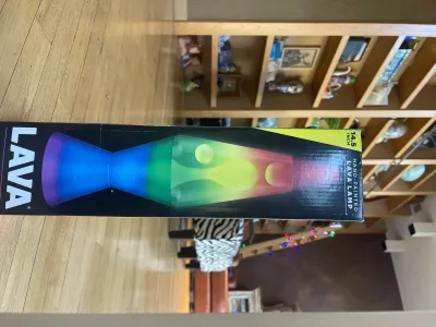 Rainbow lava lamp!