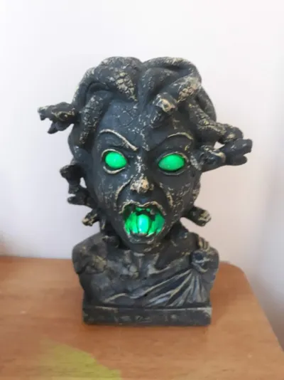 I just pulled Medusa's head out of a box!