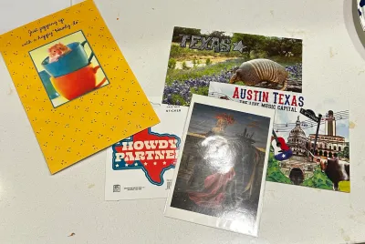 Great postcards and stickers from Texas