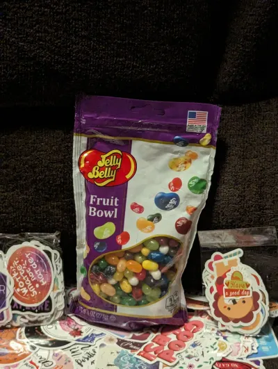 Jelly Belly! And so many amazing stickers! 