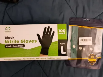 Gloves and Watch Band Set