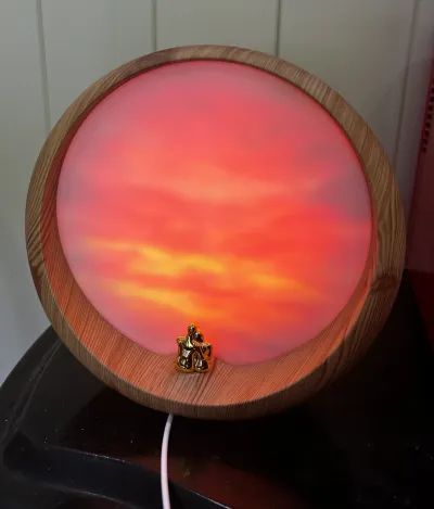 Beautiful sunset lamp!