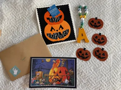 Fun Halloween Card plus Goodies