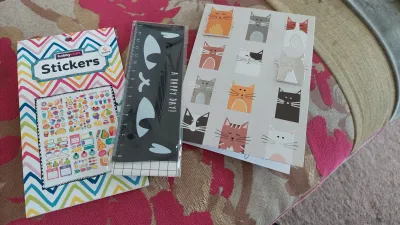 Cute card and gifts.