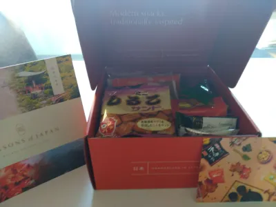 Snack box from Japan