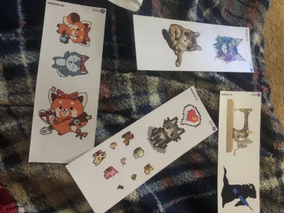 Perfect Stickers from Santa
