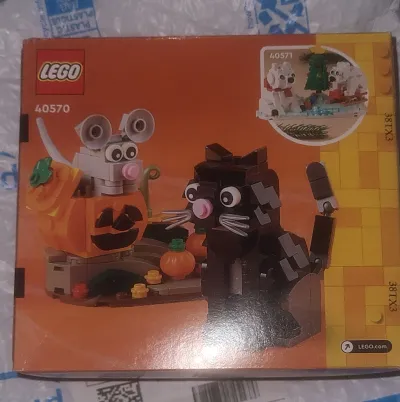 Halloween theme (Cat and mouse lego )