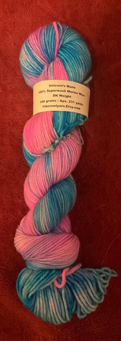 Gorgeous hand dyed yarn