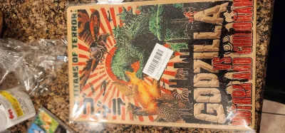 Godzilla poster and witcher coloring book!