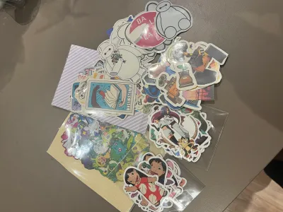 All the stickers