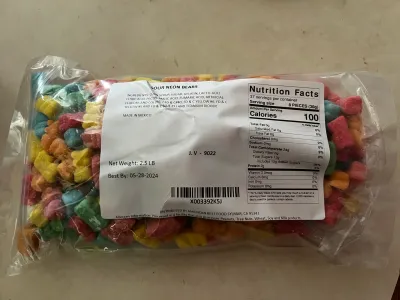 Sour Gummy Bears & Lollipops