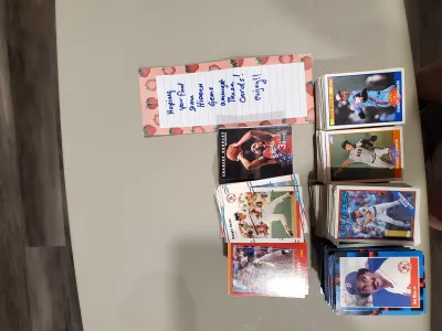 Box of Baseball cards