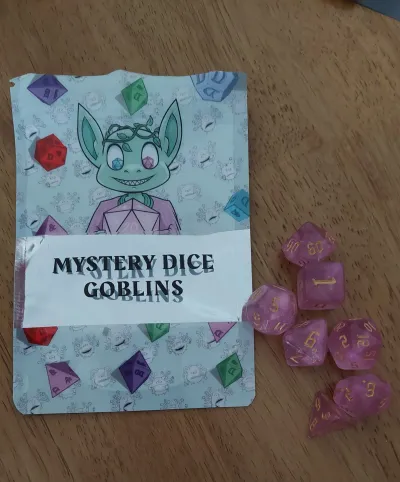 Super cute pink dice! 