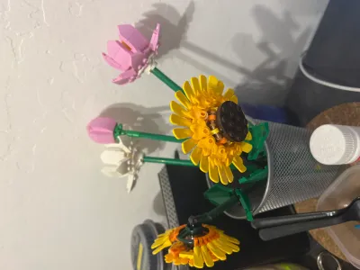 Here are some Lego flowers
