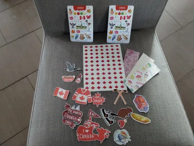 Many great stickers and bookmarks too!