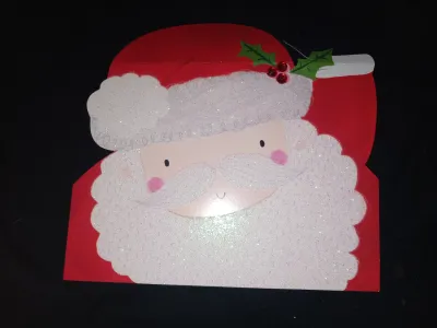 Cute santa card