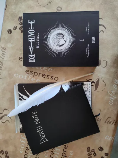Death Note Notebook, Quill & Manga