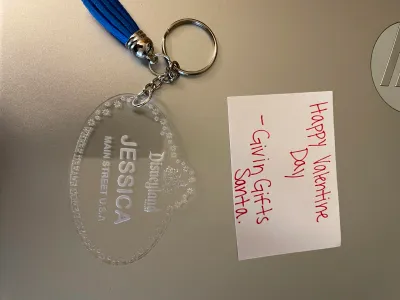 Personalized Disney Keychain