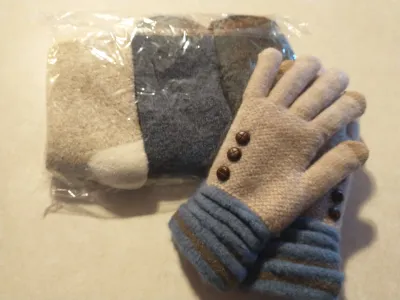 Warm Gloves and Socks!