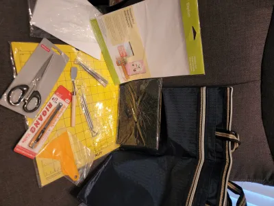 So many supplies for cricut