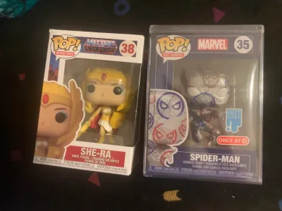 Funko She-Ra and Spider-Man