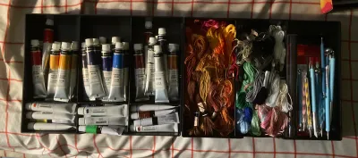 Organizing Trays For My Art Supplies!