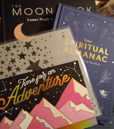 The Moon&meditation, the stars&card-making, perfect!