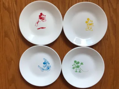 Adorable set of Mickey plates for a belated birthday! 