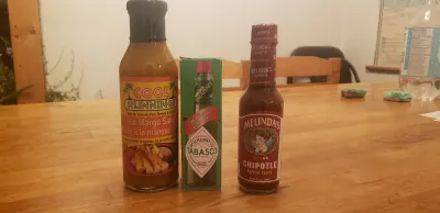 3 Sauces! Mango, Jalepeno, and Chipotle!