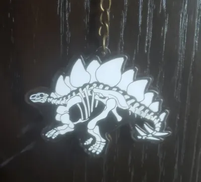 Stegosaurus Keychain!