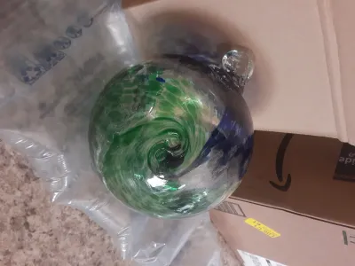 A Heavy Hanging Glass Orb