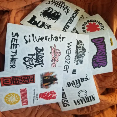 Stickers! 90s stickers!