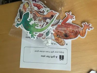 Gecko Stickers!!